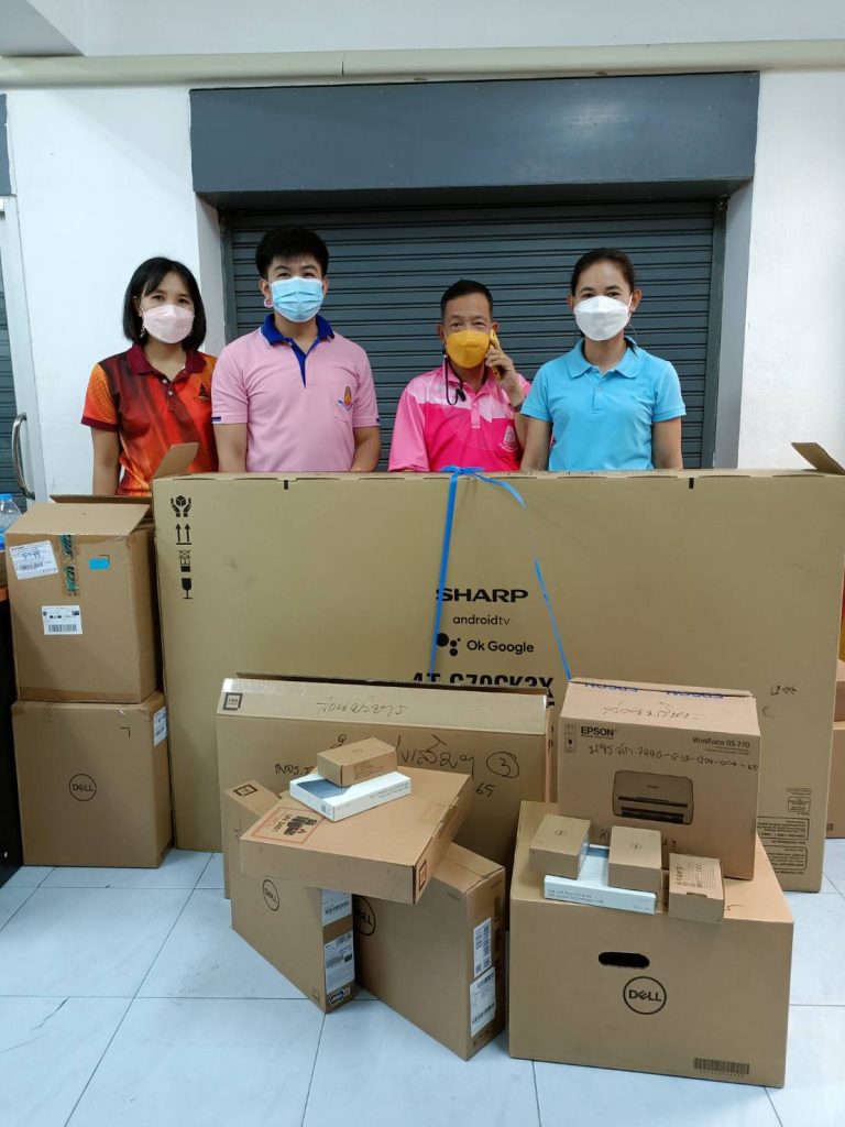 กลุ่มงานพัสดุ ส่งมอบครุภัณฑ์แก่ส่วนงาน มจร ปีงบ ๖๕